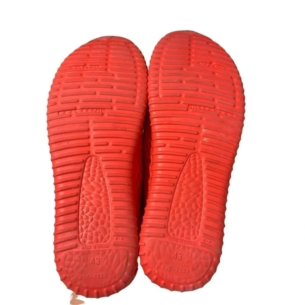Leda Unisex Garden Sandal Foam Unisex Shoes Red Sz 43